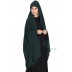 Irani chador with detachable Nose piece- Green Irani chador with detachable Nose piece- Green